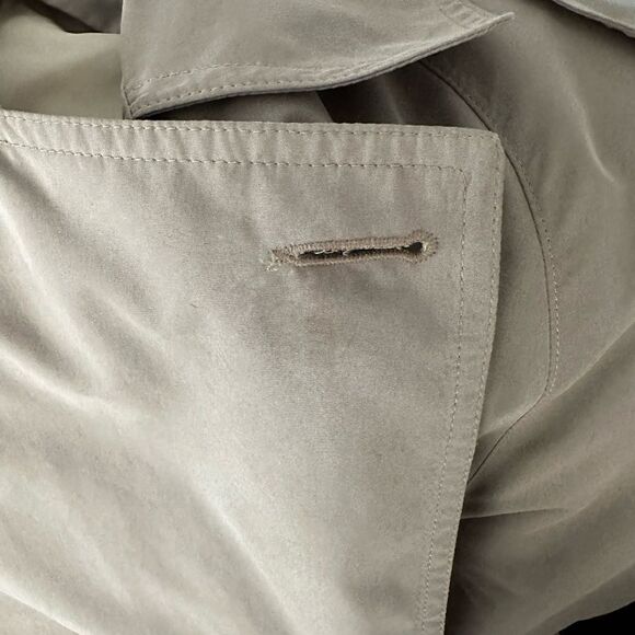 Ralph Lauren Black Label Double Breasted Trench Coat Removable Wool Liner | XL - Picture 14 of 16